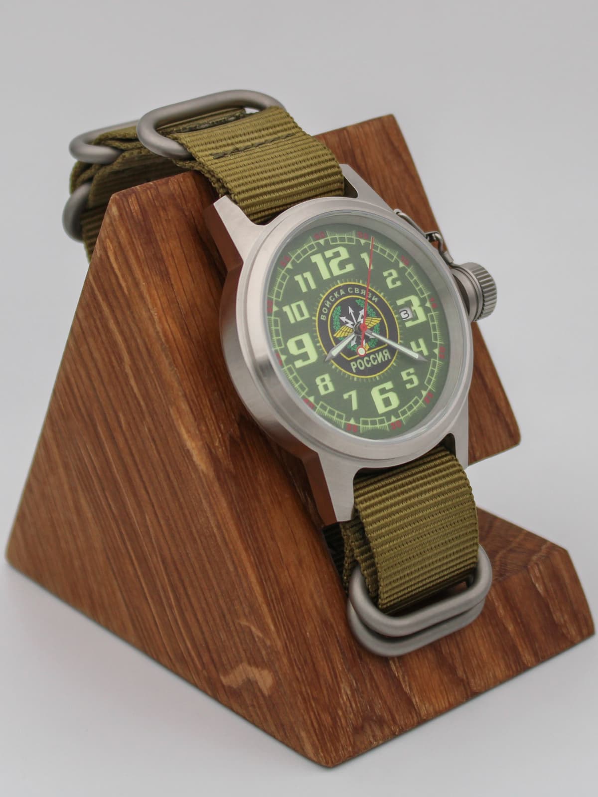 Часы Войска связи механические с автоподзаводом (Seiko NH35A) 45.198.21