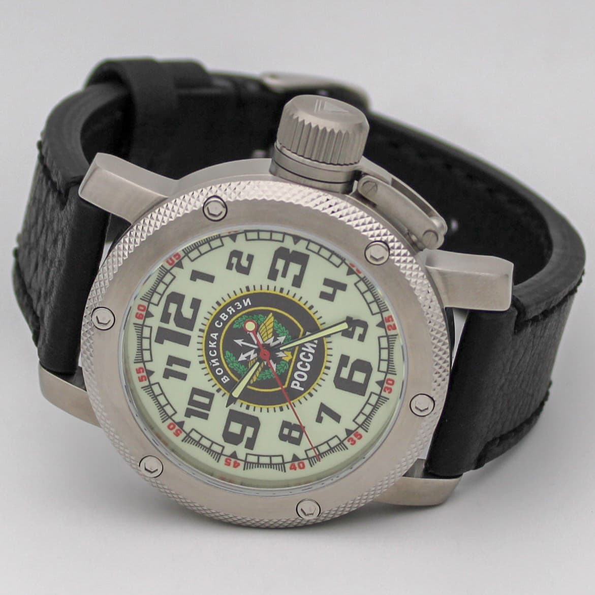 Часы ВОЙСКА СВЯЗИ РОССИИ, механизм Восток 2415.01