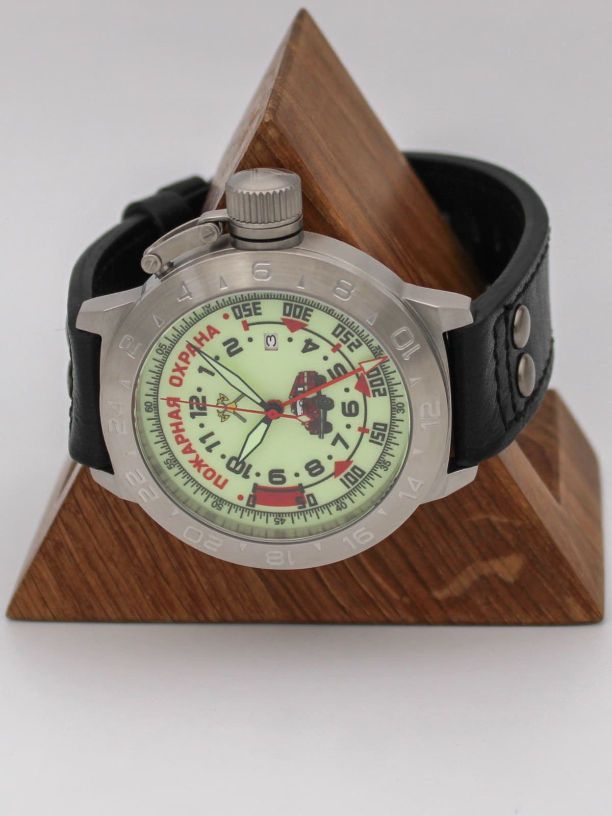 Часы Пожарная охрана (ЗИЛ) механические с автоподзаводом (Seiko NH34A) 52.330.01