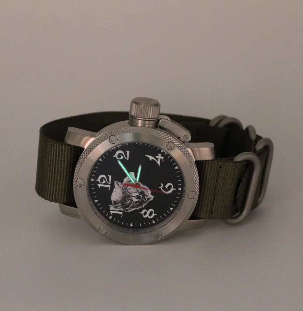 Часы Волк 300,21 механические, механизм Ракета 2609НА