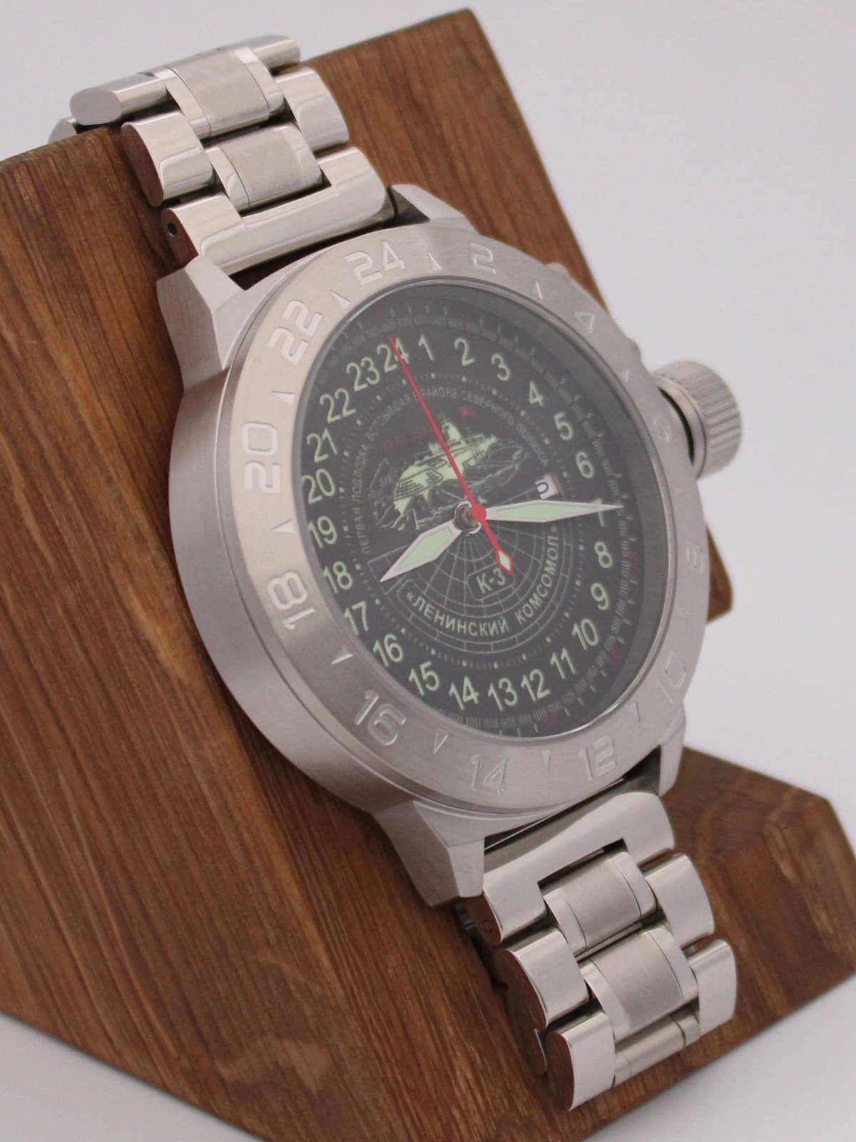 Часы К-3 "Ленинский комсомол" механические с автоподзаводом (Seiko NH34A) 52.152.2