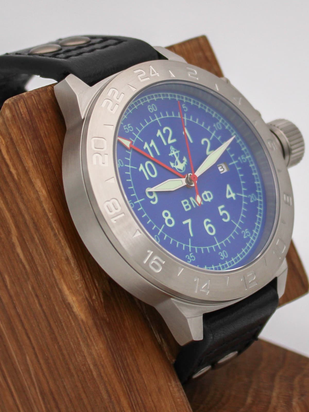 Часы ВМФ механические с автоподзаводом (Seiko NH34A) 52.322.01