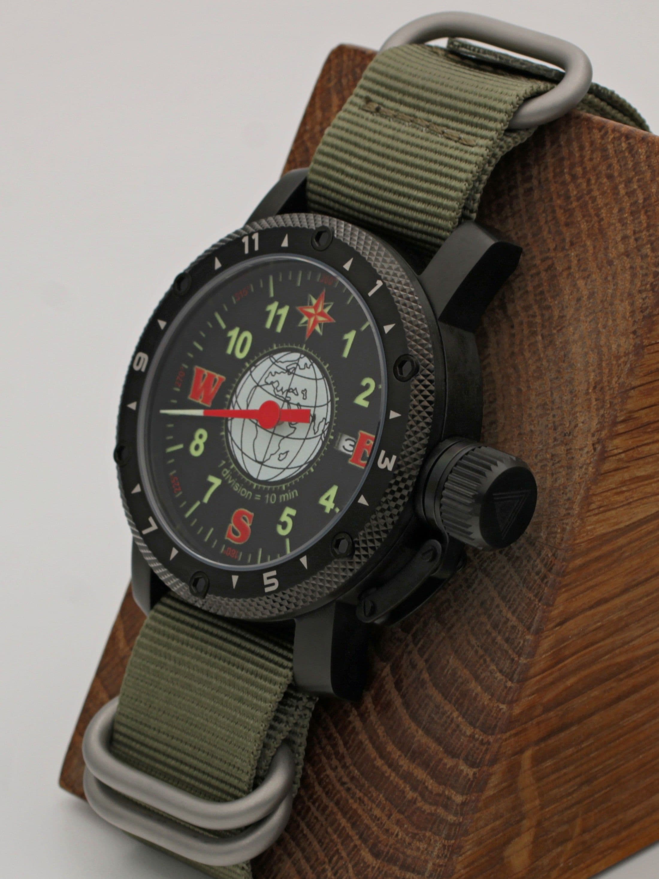 Часы Компас однострелочные механические с автоподзаводом (Seiko NH35A) 147.185.21