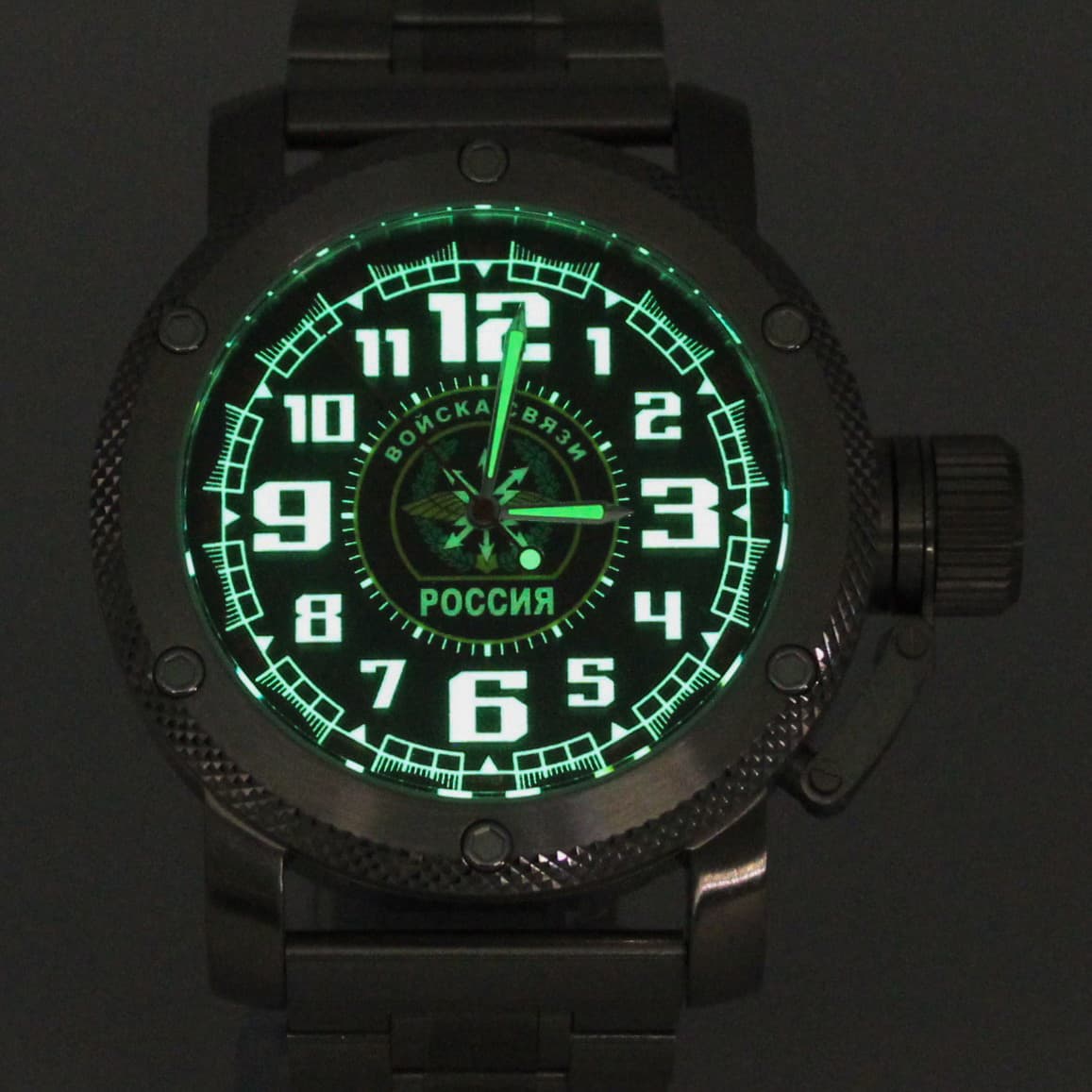 Часы ВОЙСКА СВЯЗИ РОССИИ, механизм Восток 2415.01