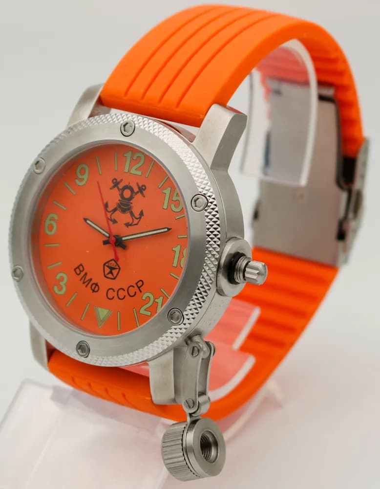 Часы наручные  ВМФ СССР  023.15  механические, механизм Ракета 2623Н