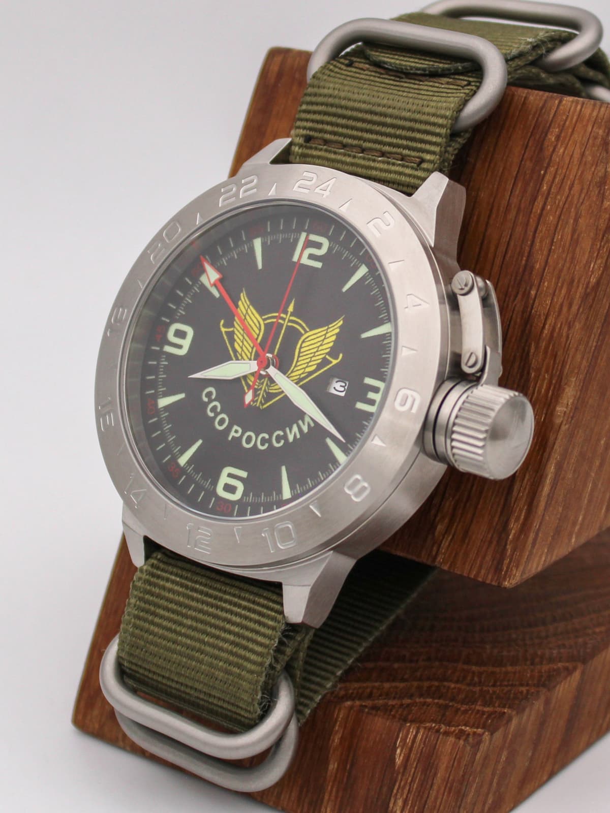 Часы ССО России механические с автоподзаводом (Seiko NH34A) 52.281.21