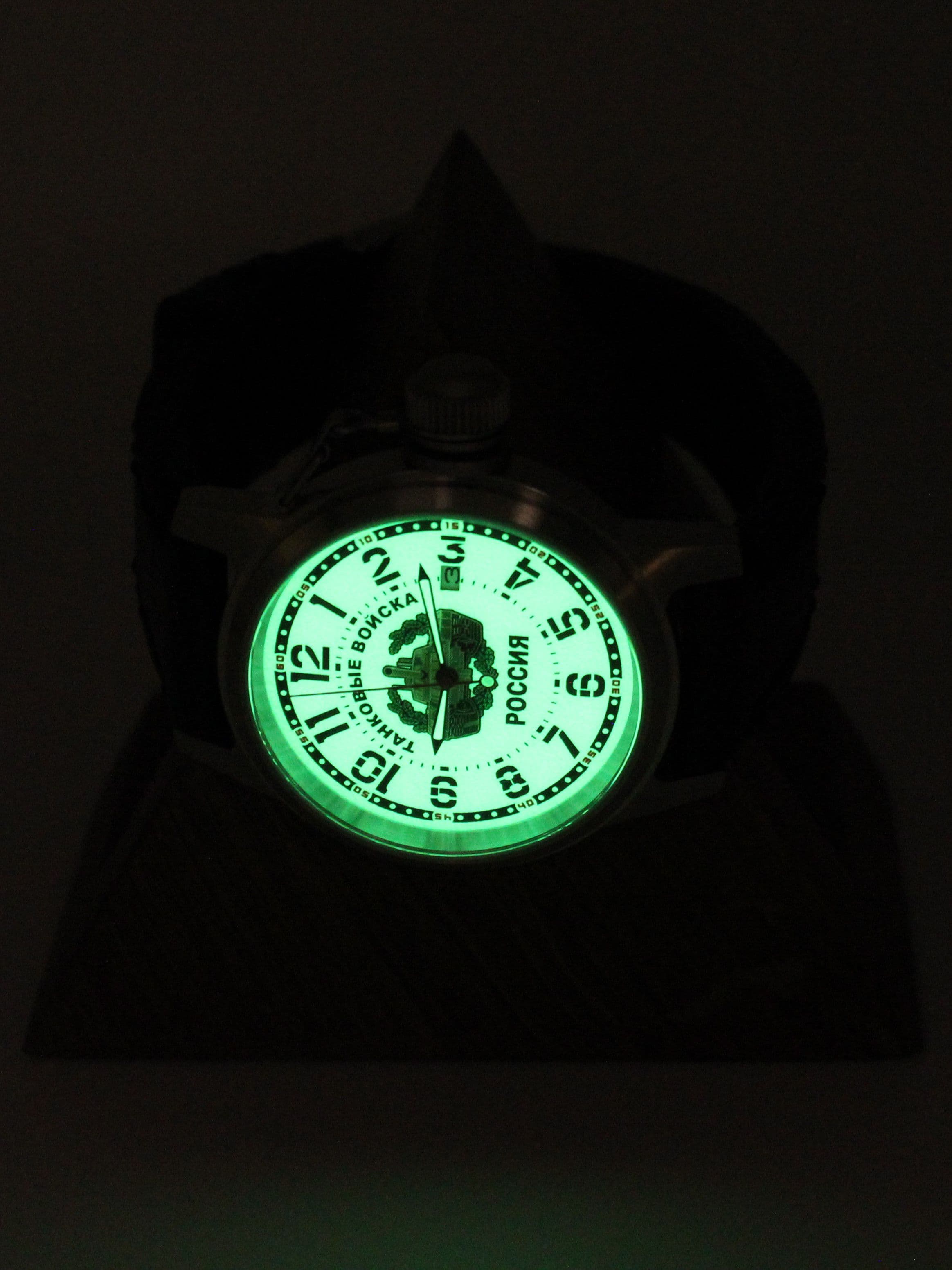 Часы Танковые войска механические с автоподзаводом (Seiko NH35A) 45.210.01