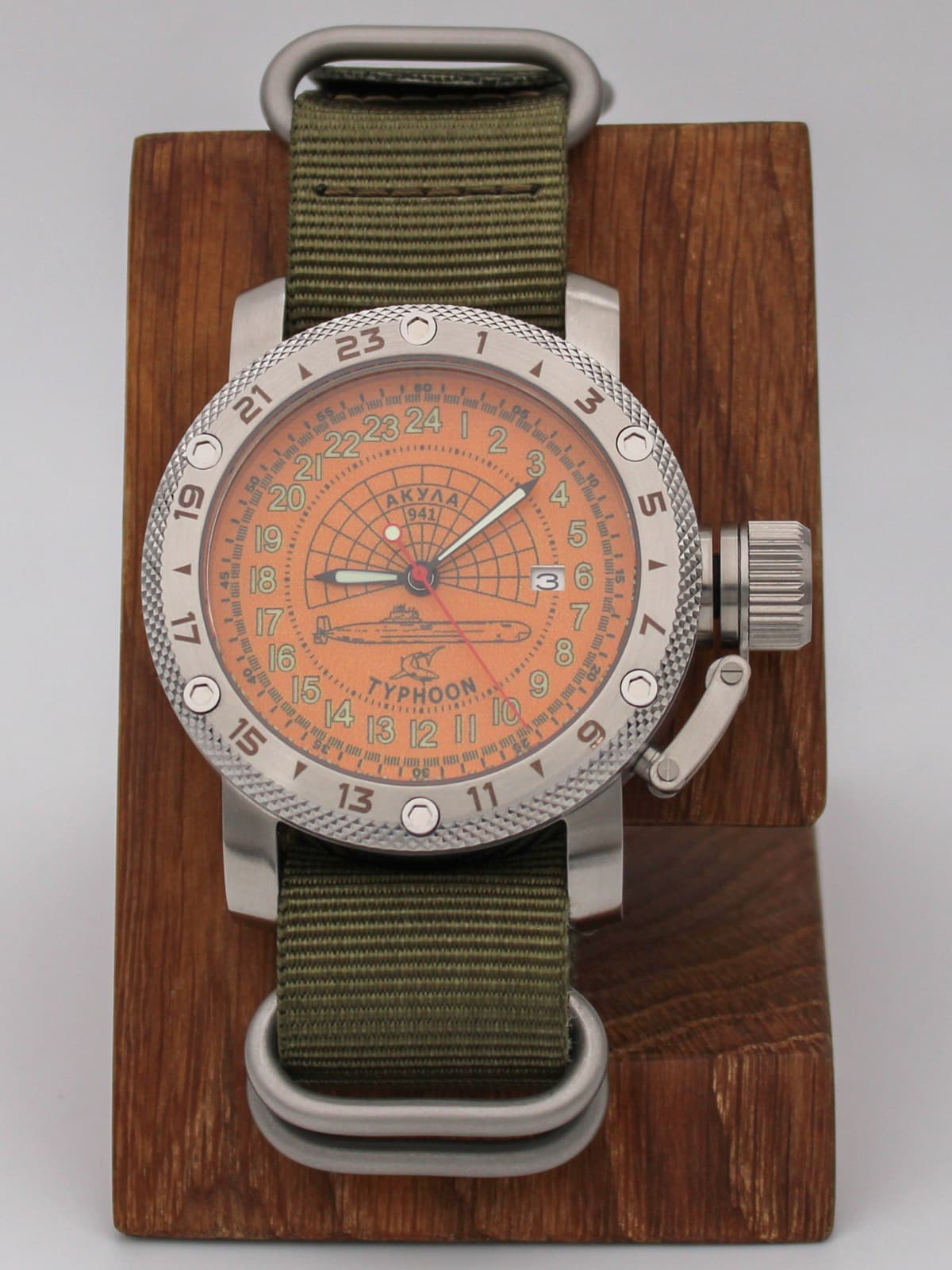 Часы 941 / Акула (Typhoon) механические с автоподзаводом (Seiko NH34A) 47.149.21