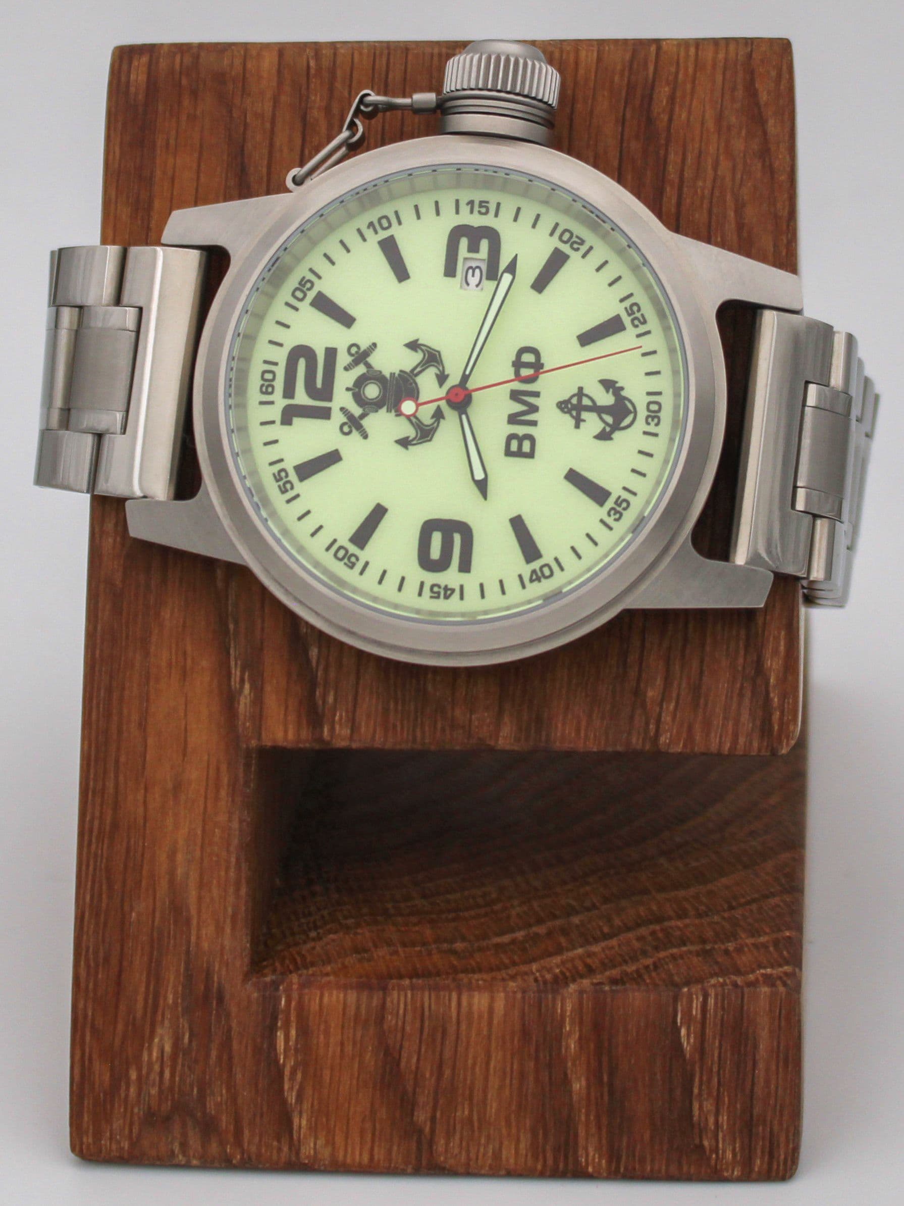 Часы ВМФ механические с автоподзаводом (Seiko NH35A) 45.025.2