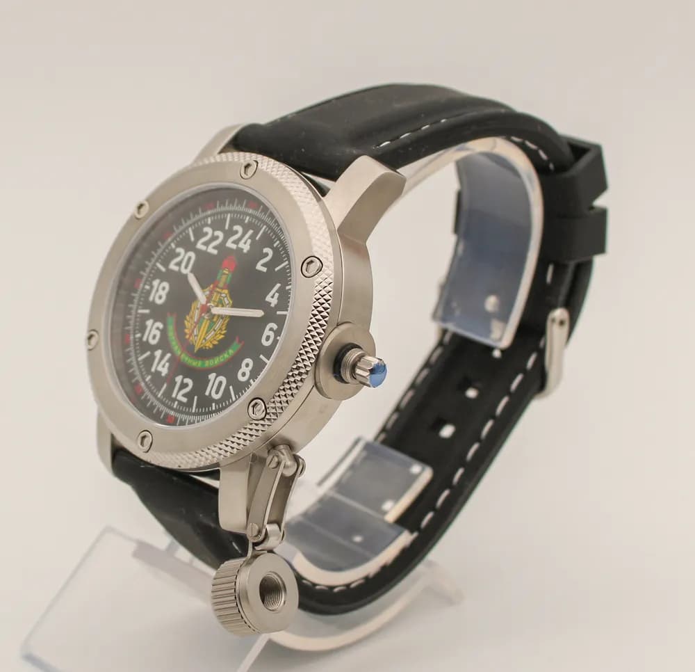 Часы наручные Погранвойска 174.11, механические, механизм Ракета 2623