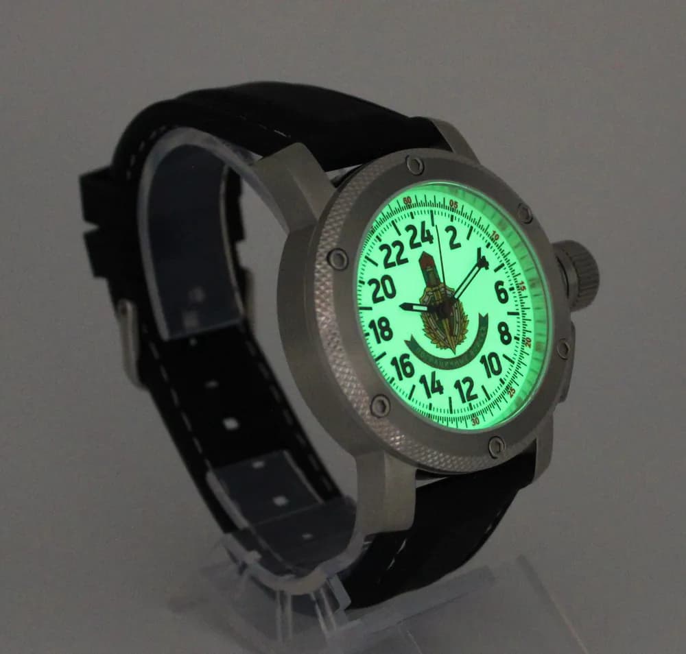 Часы наручные Погранвойска 173.11, механические, механизм Ракета 2623