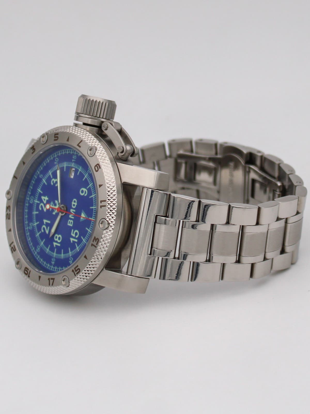 Часы ВМФ кварцевые (Ronda 515.24H) Q47.070.2