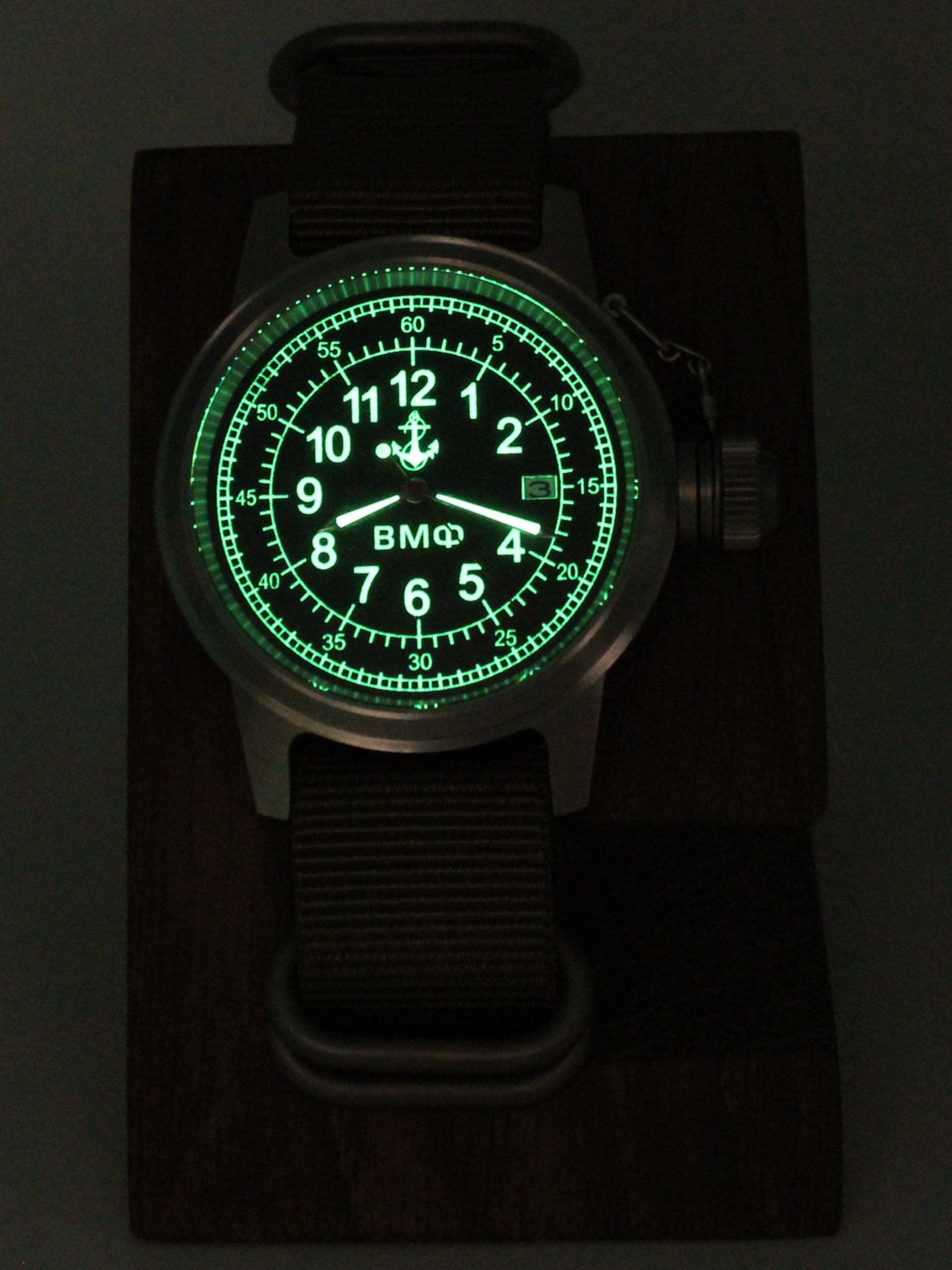 Часы ВМФ механические с автоподзаводом (Seiko NH35A) 45.321.21