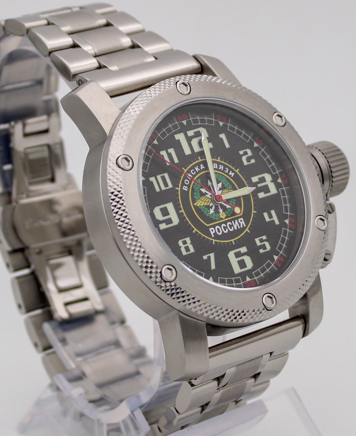 Часы ВОЙСКА СВЯЗИ РОССИИ, механизм Восток 2415.01