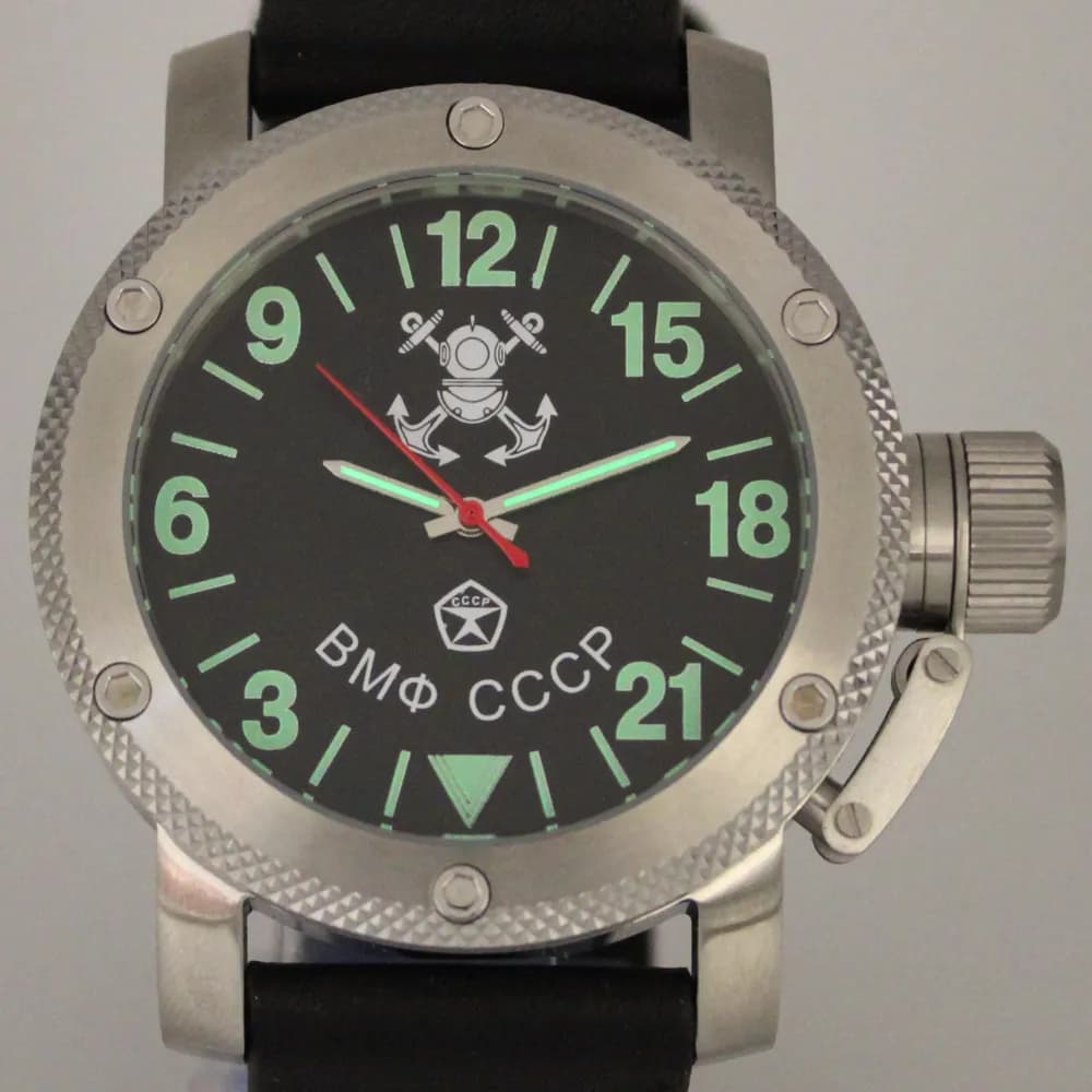 Часы ВМФ СССР механические 024.01 механизм Ракета 2623
