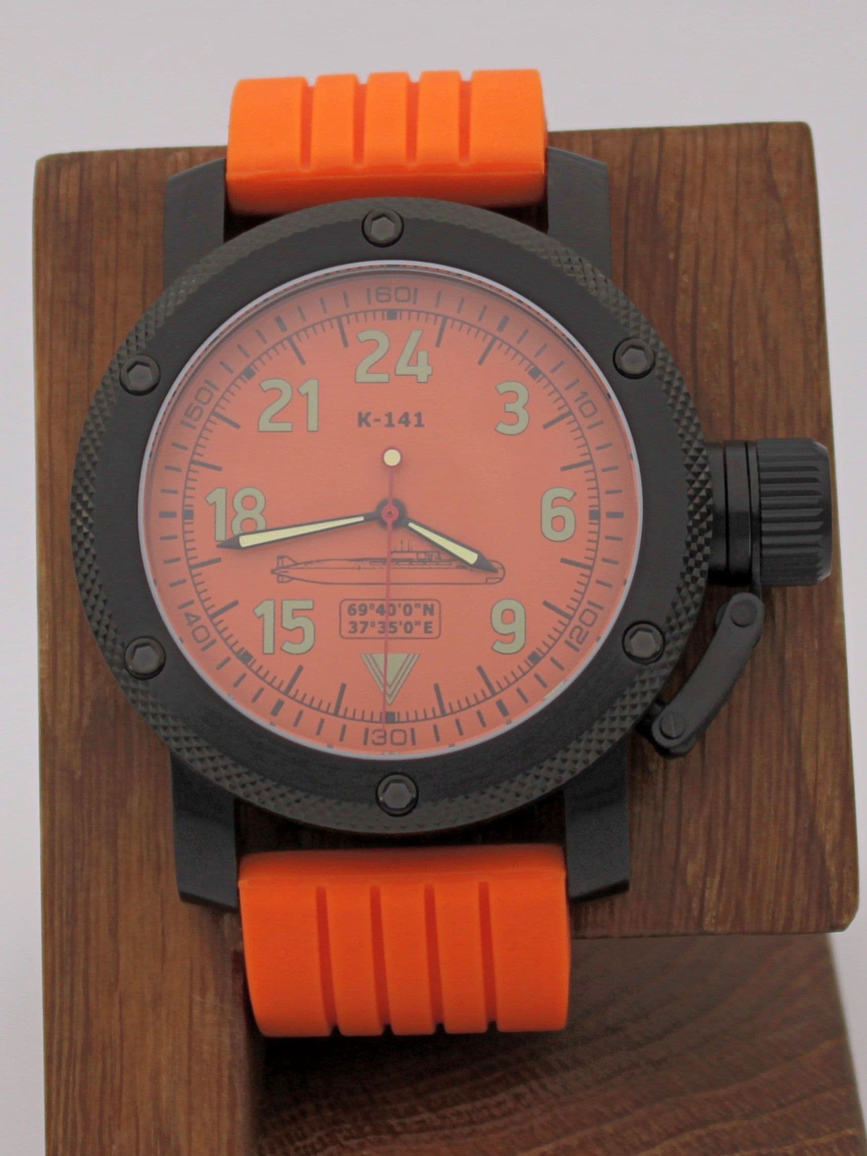 Часы К-141 / Курск (Oscar-II) механические с автоподзаводом (Восток 2431) 101.088.15