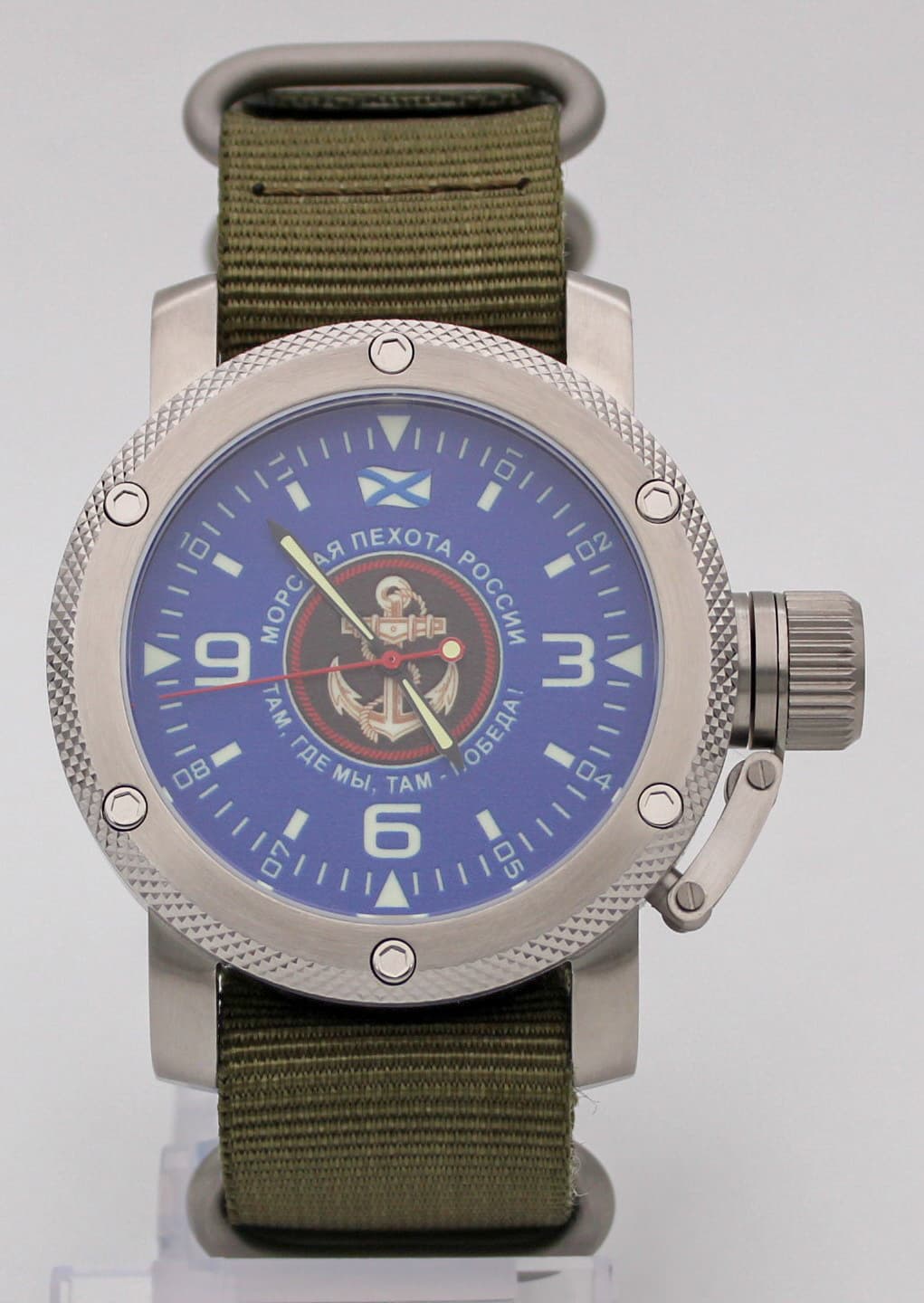 Часы Морская пехота России / там,где мы,там-победа! механизм Восток 2415.01