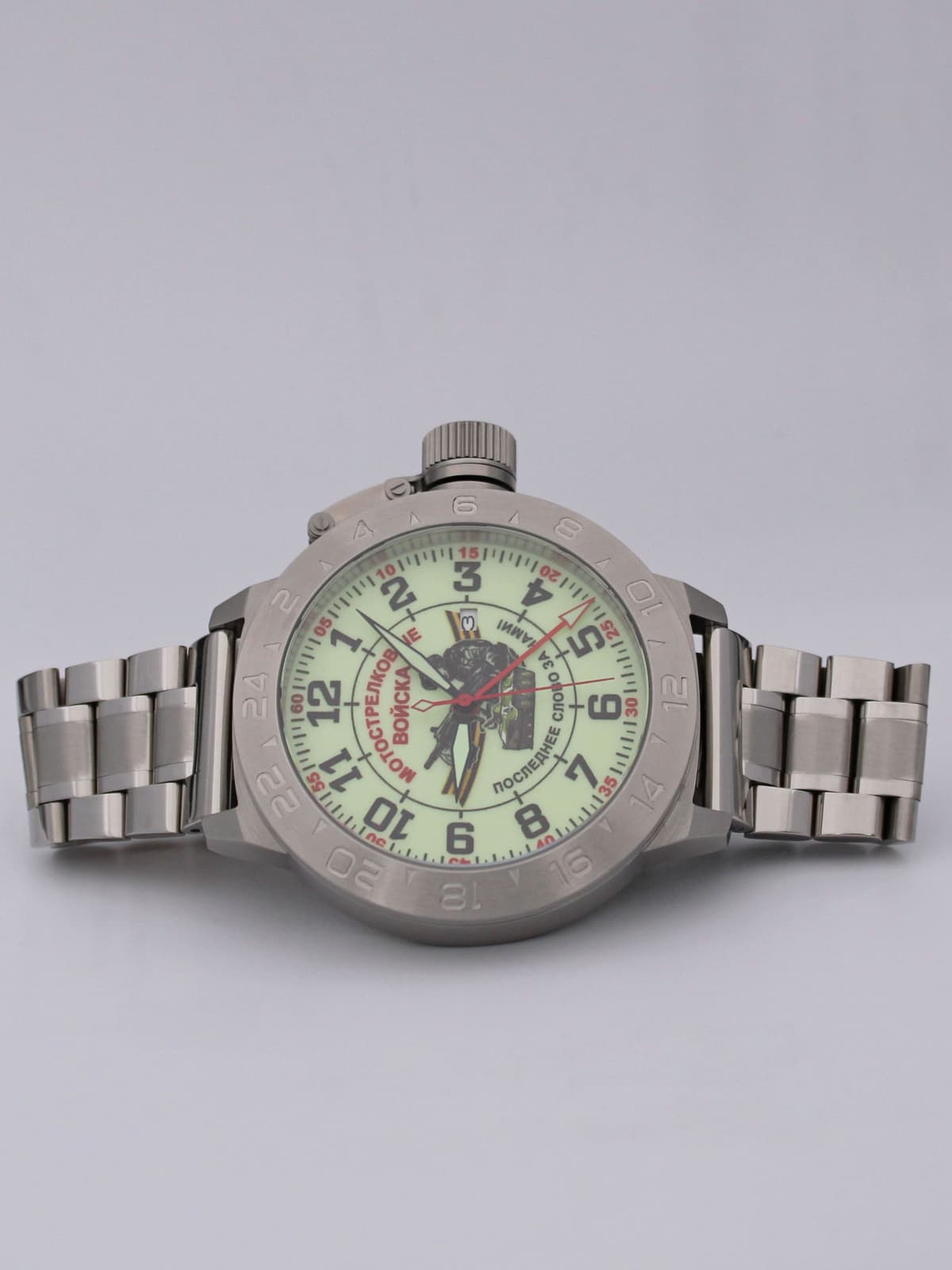 Часы Мотострелковые войска механические с автоподзаводом (Seiko NH34A) 52.285.2