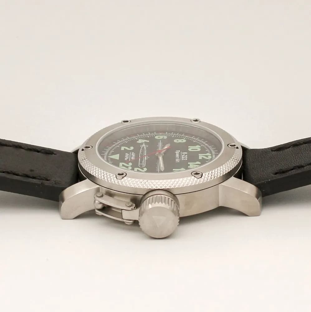 Часы К-222 / Анчар (Papa) механические с автоподзаводом (сапфировое стекло) 1034.01 механизм Восток 2431