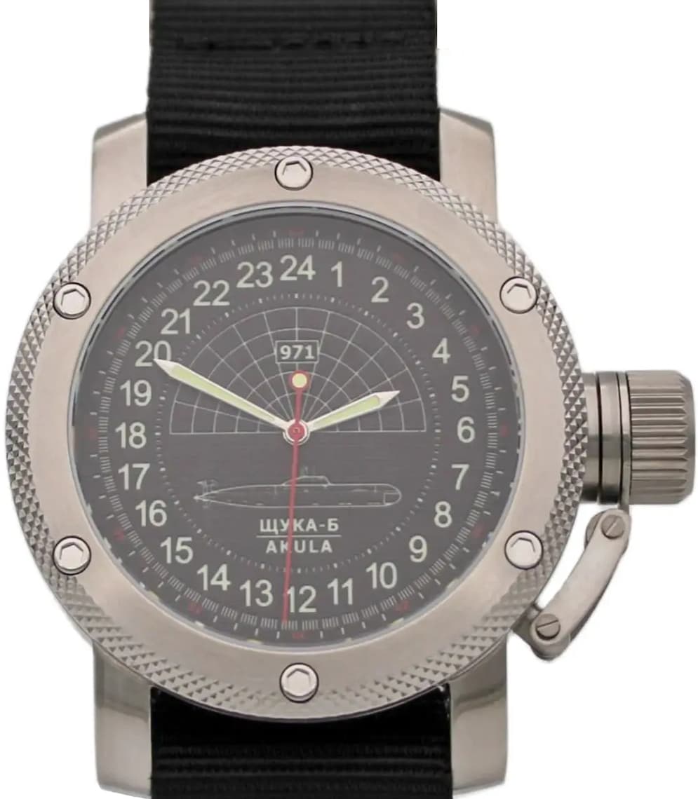 Часы 971 Щука-Б (Акула), механизм Восток 2415.01