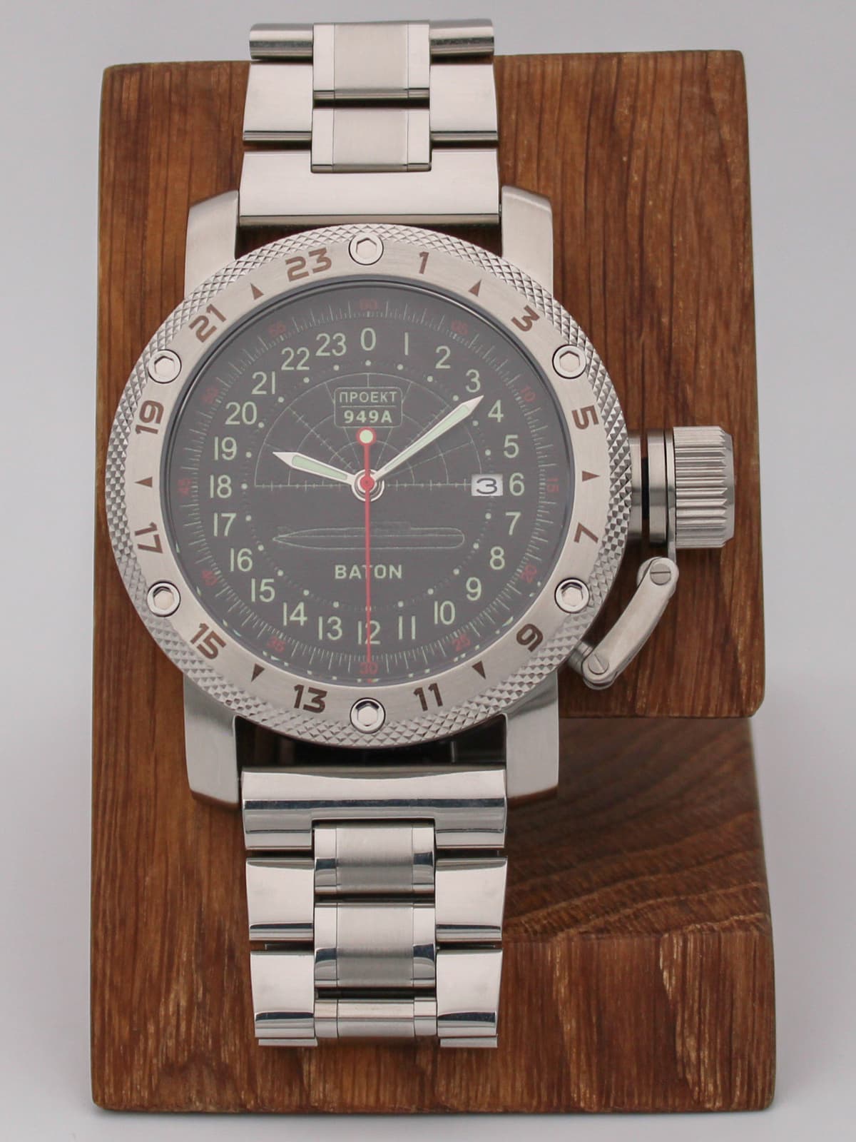 Часы 949А / Baton кварцевые (Ronda 515.24H) Q47.047.2