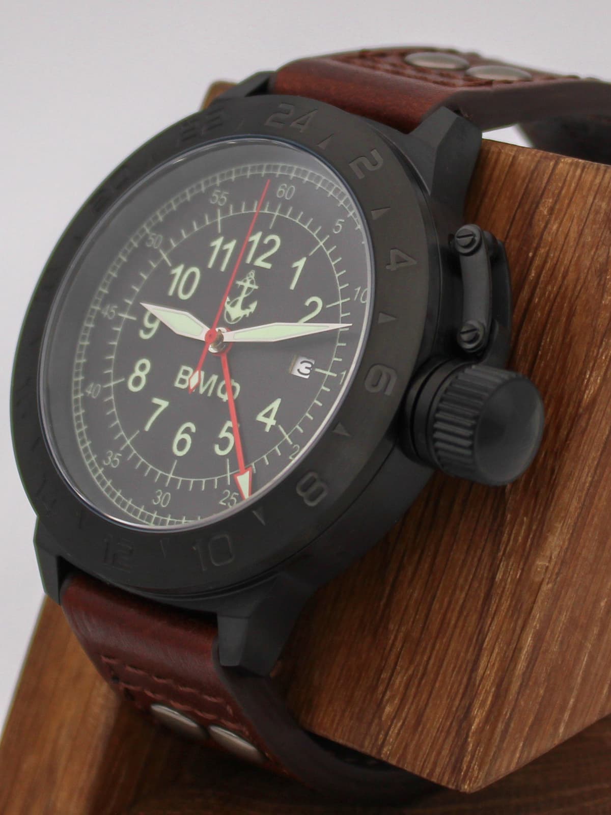 Часы ВМФ механические с автоподзаводом (Seiko NH34A) 152.321.02