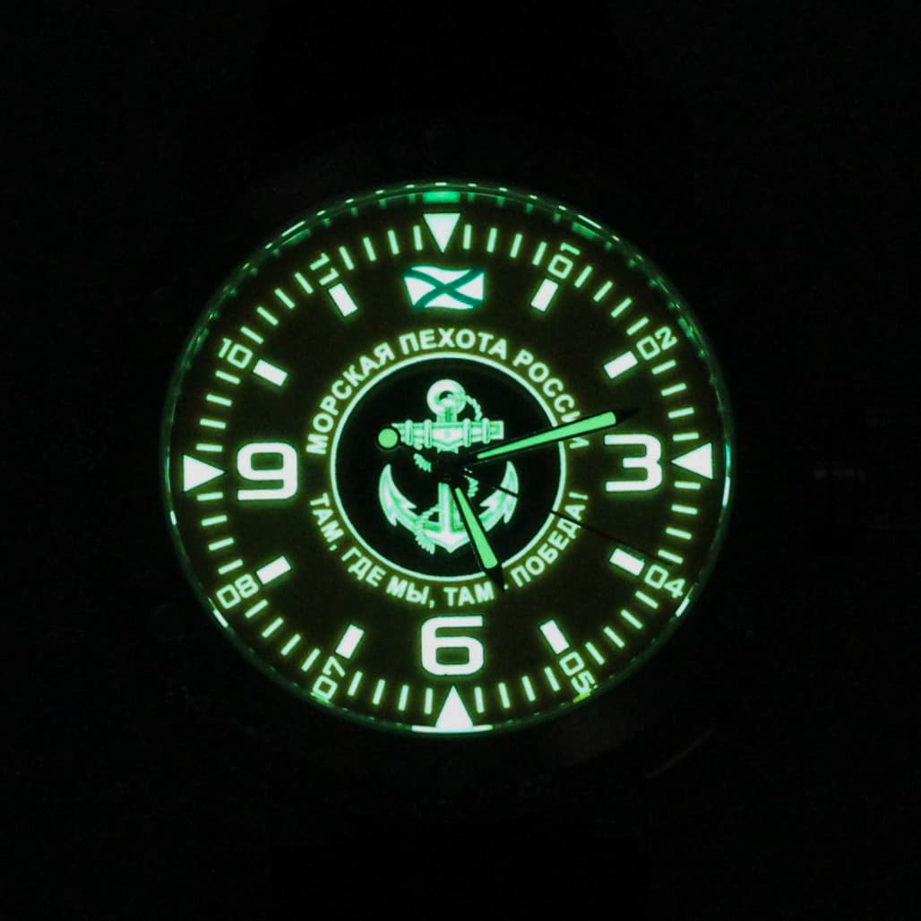 Часы Морская пехота России / там,где мы,там-победа! механизм Восток 2415.01