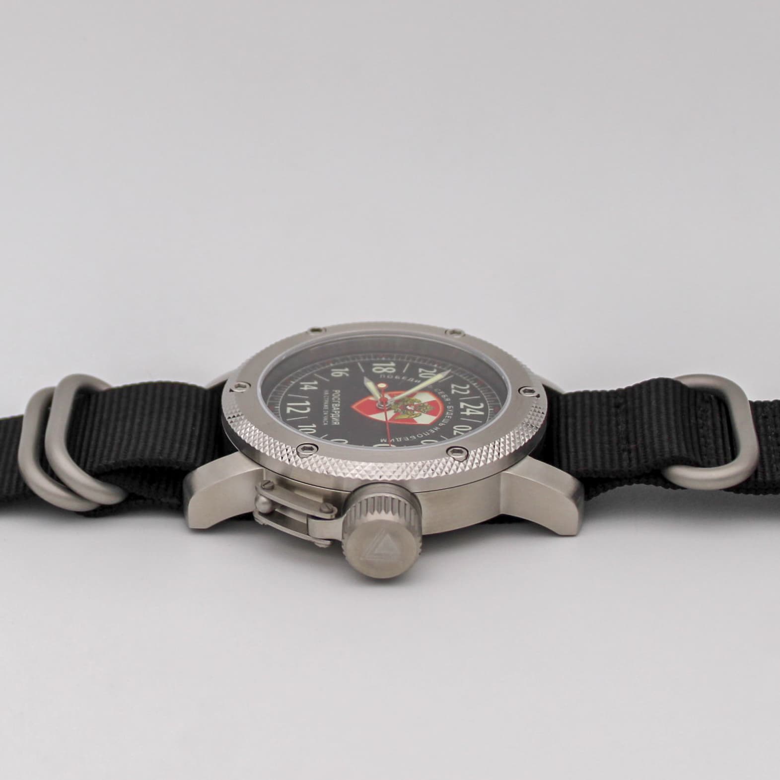 Часы Росгвардия / На страже 24 часа / Победишь себя - будешь непобедим / механизм Восток 2431