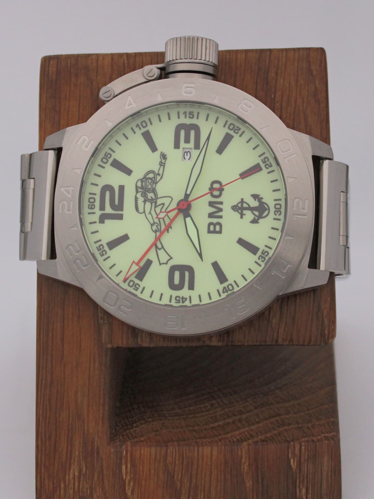 Часы ВМФ Боевой пловец механические с автоподзаводом (Seiko NH34A) 52.027.2