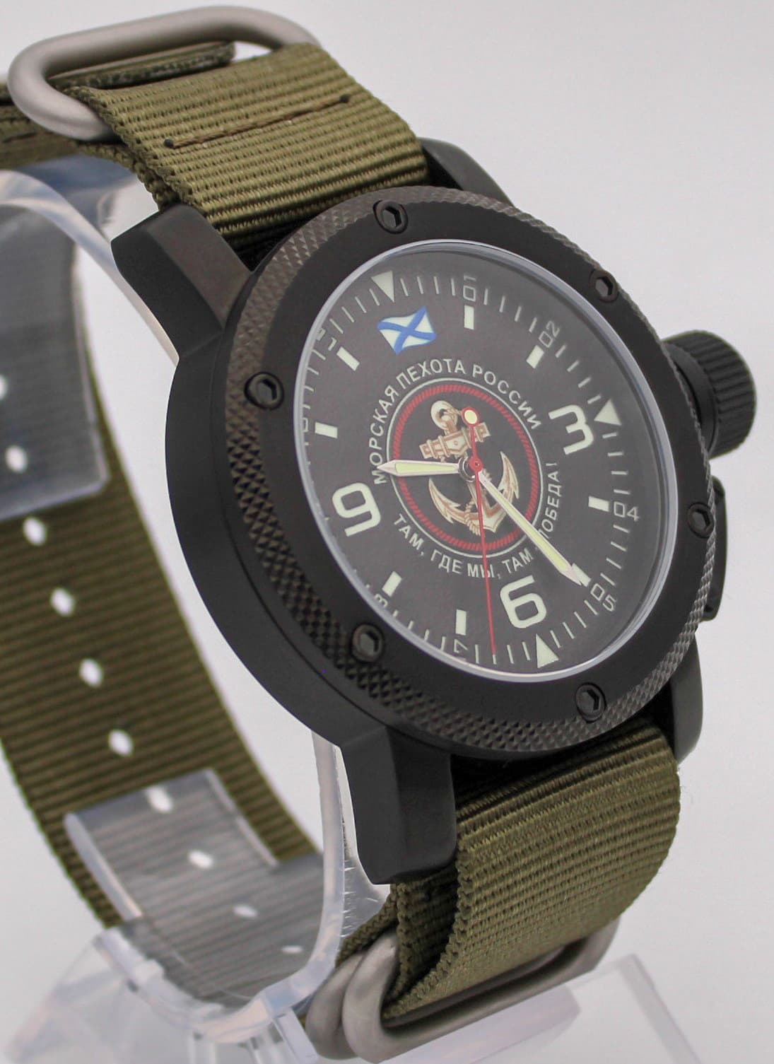 Часы Морская пехота России / там,где мы,там-победа! механизм Восток 2415.01