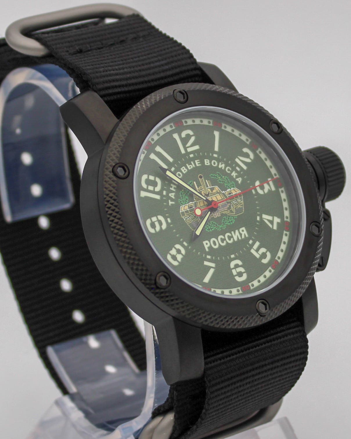 Часы Танковые войска РОССИЯ, механизм Восток 2415.01