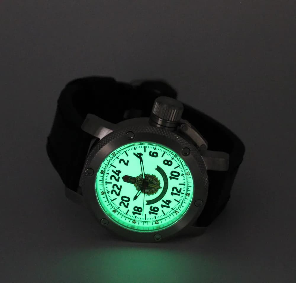 Часы наручные Погранвойска 173.01, механические, механизм Ракета 2623