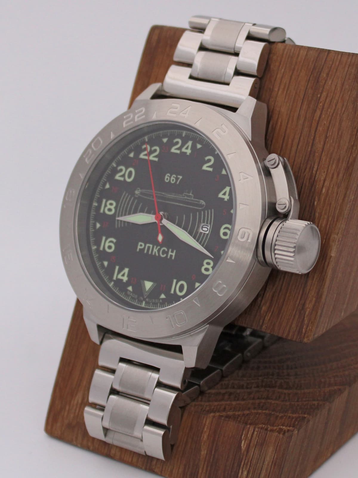 Часы 667 РПКСН кварцевые (Ronda 515.24H) Q52.039.2