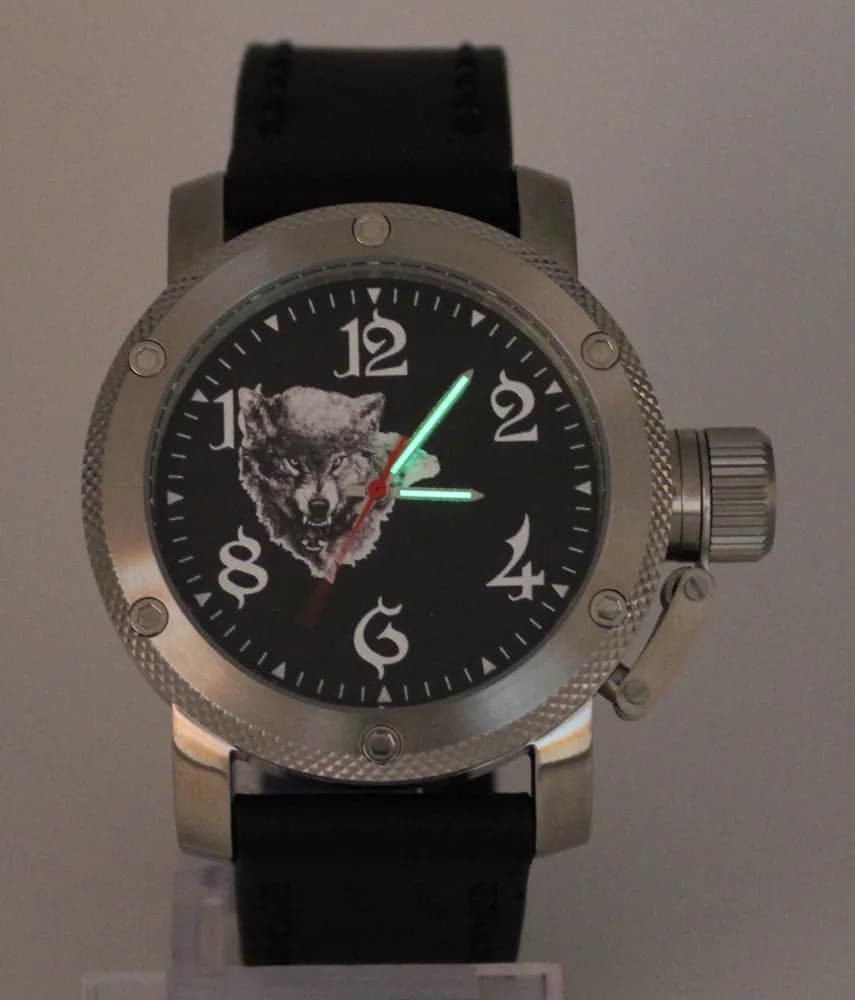 Часы Волк 300,01 механические, механизм Ракета 2609НА
