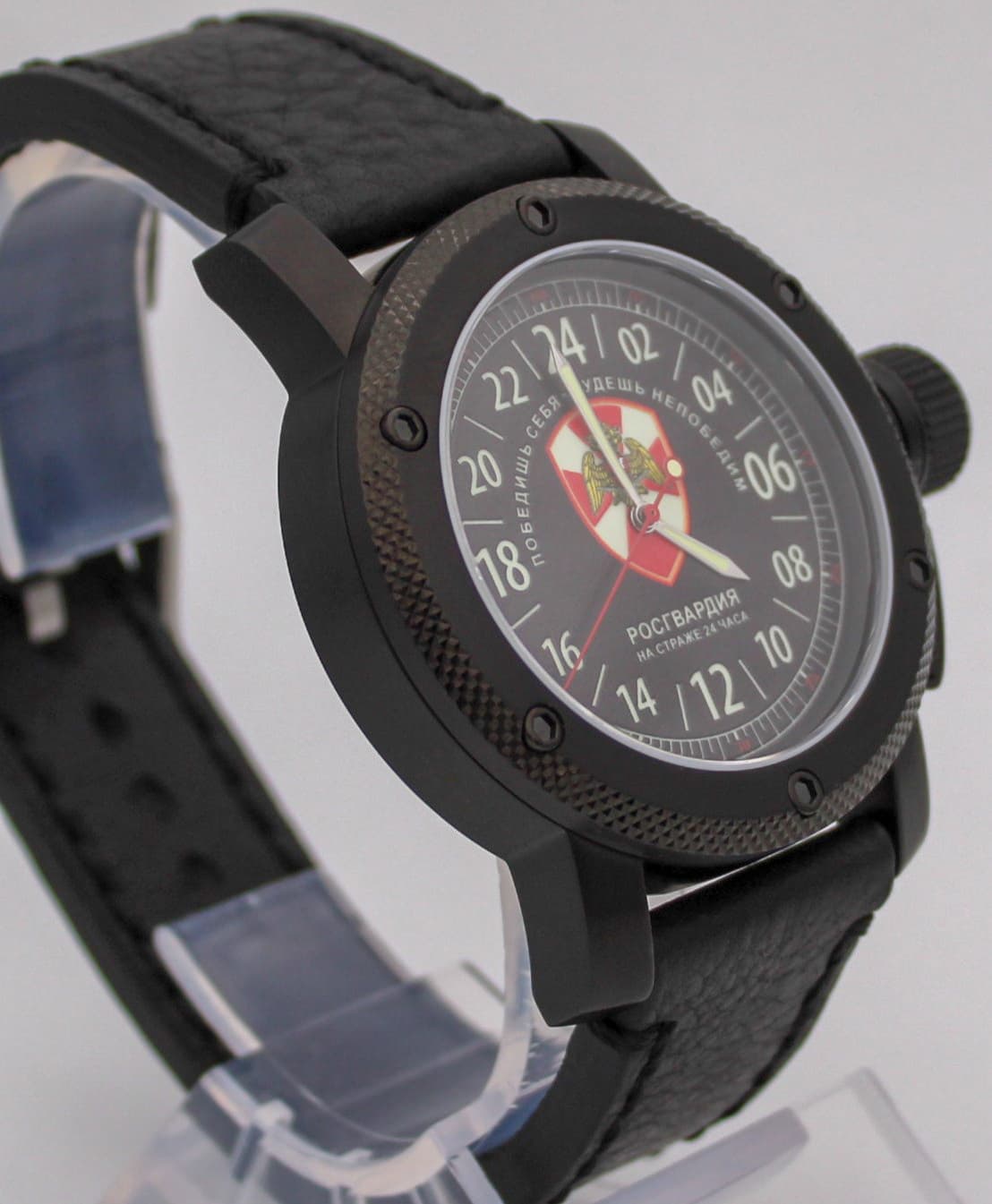 Часы Росгвардия / На страже 24 часа / Победишь себя - будешь непобедим / механизм Восток 2431