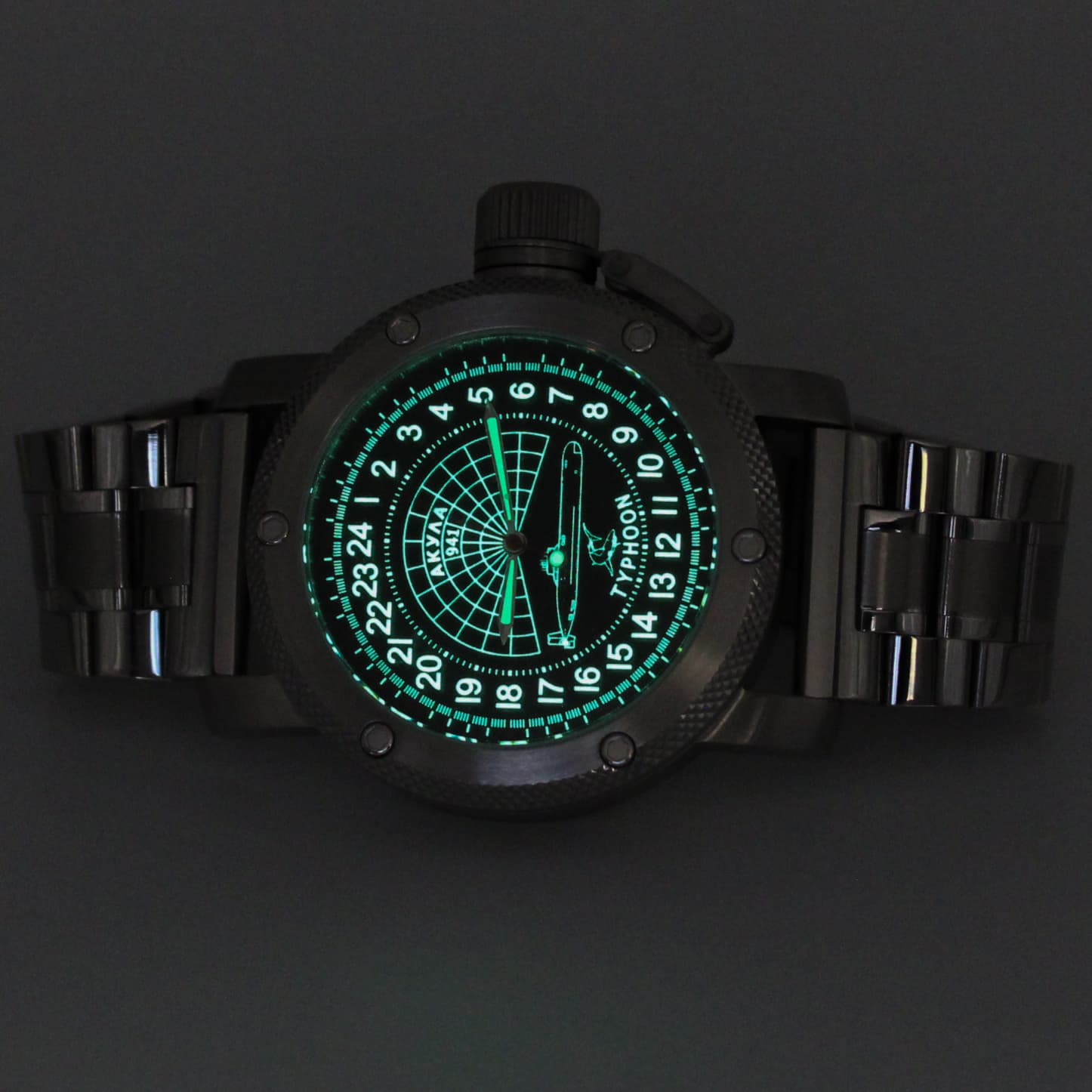 Часы 941 / Акула (Typhoon) механизм Восток 2431