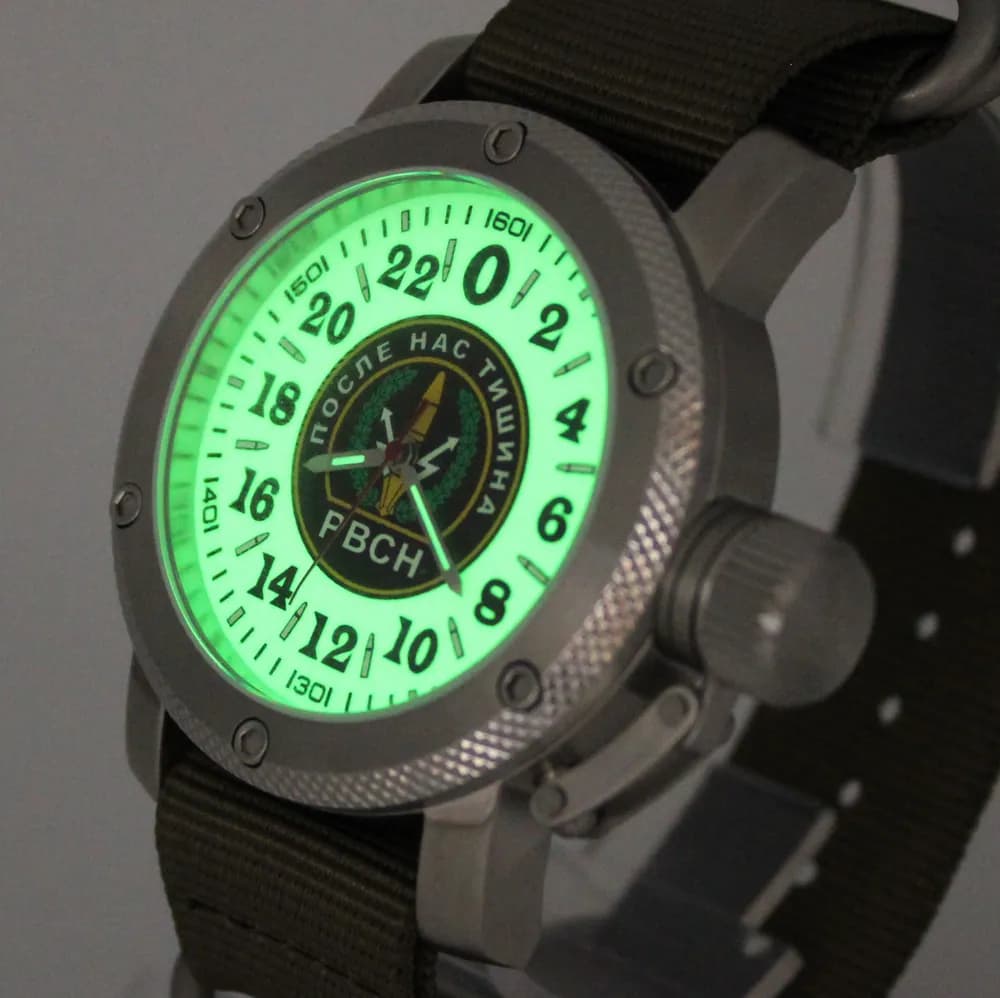 Часы наручные РВСН механические 160.21, Механизм Ракета 2623 