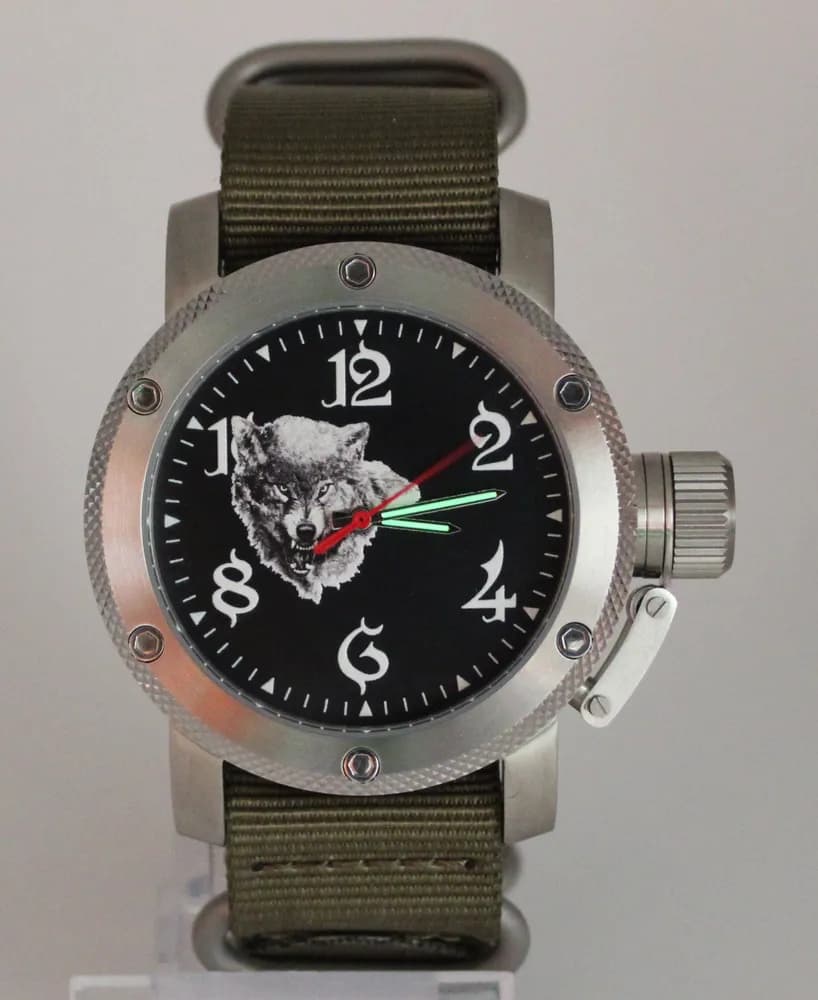 Часы Волк 300,21 механические, механизм Ракета 2609НА