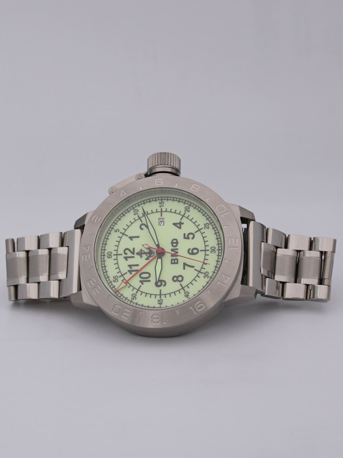 Часы ВМФ механические с автоподзаводом (Seiko NH34A) 52.320.2