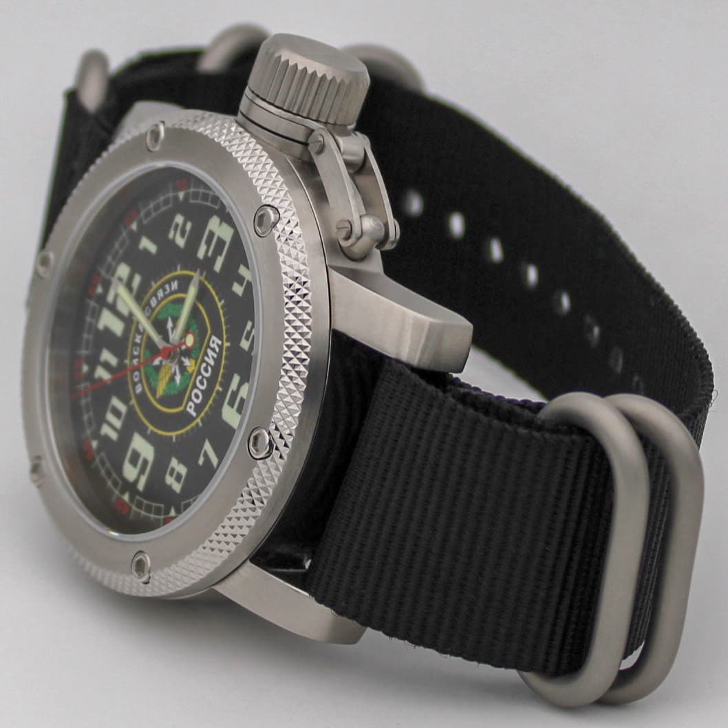 Часы ВОЙСКА СВЯЗИ РОССИИ, механизм Восток 2415.01
