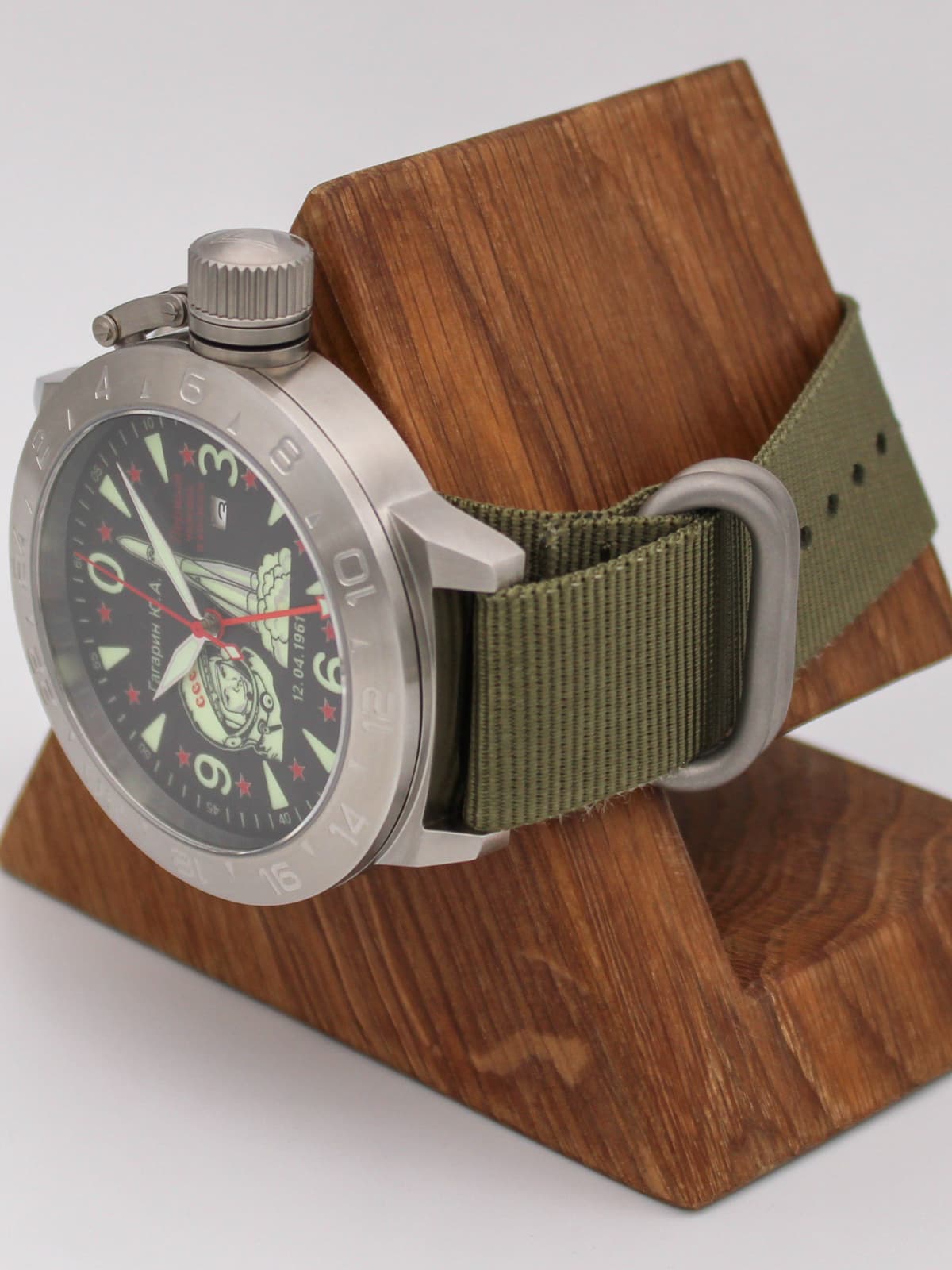 Часы Гагарин механические с автоподзаводом (Seiko NH34A) 52.371.21