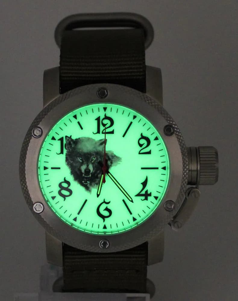 Часы Волк 305,21 механические, механизм Ракета 2609НА