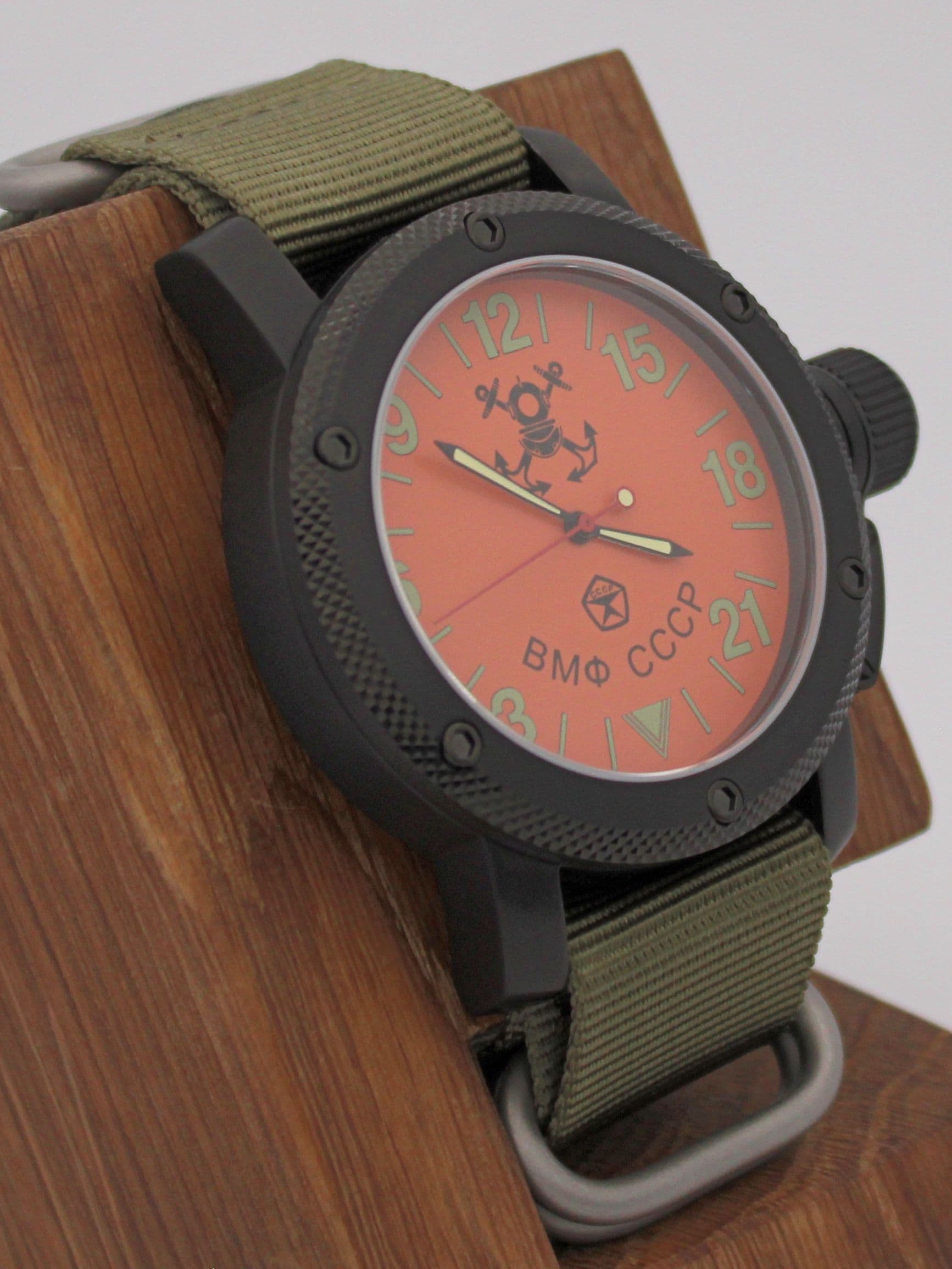 Часы ВМФ СССР механические с автоподзаводом (Восток 2431) 101.023.21
