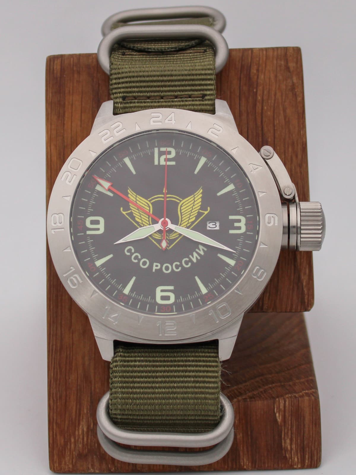 Часы ССО России механические с автоподзаводом (Seiko NH34A) 52.281.21