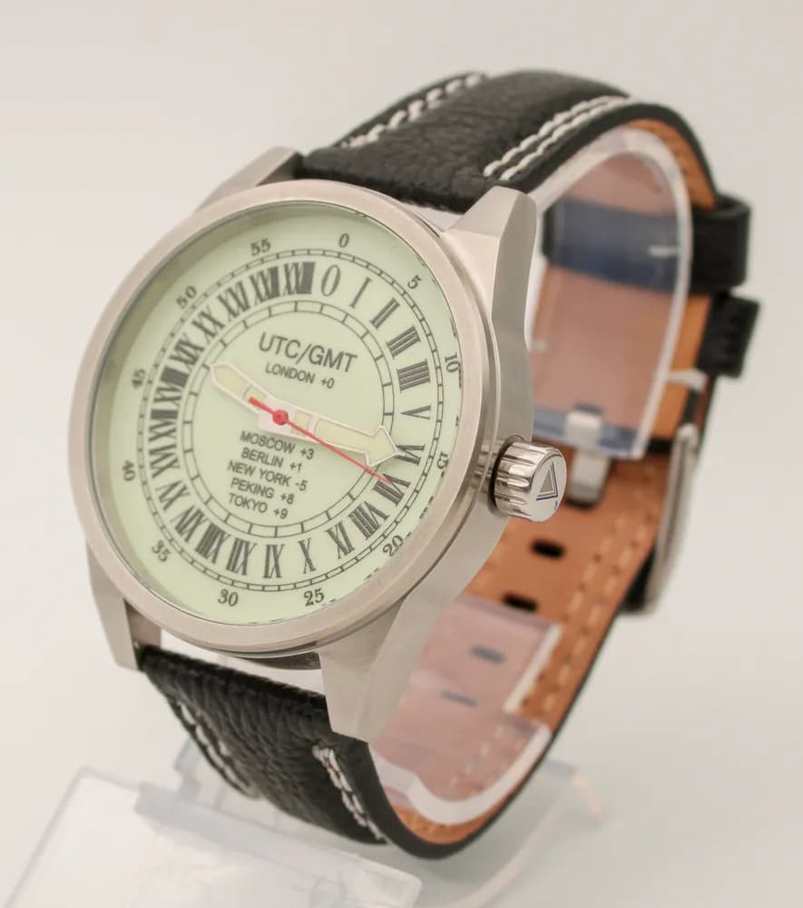 Часы UTC / GMT 21.229.011 механические, механизм Ракета 2623Н