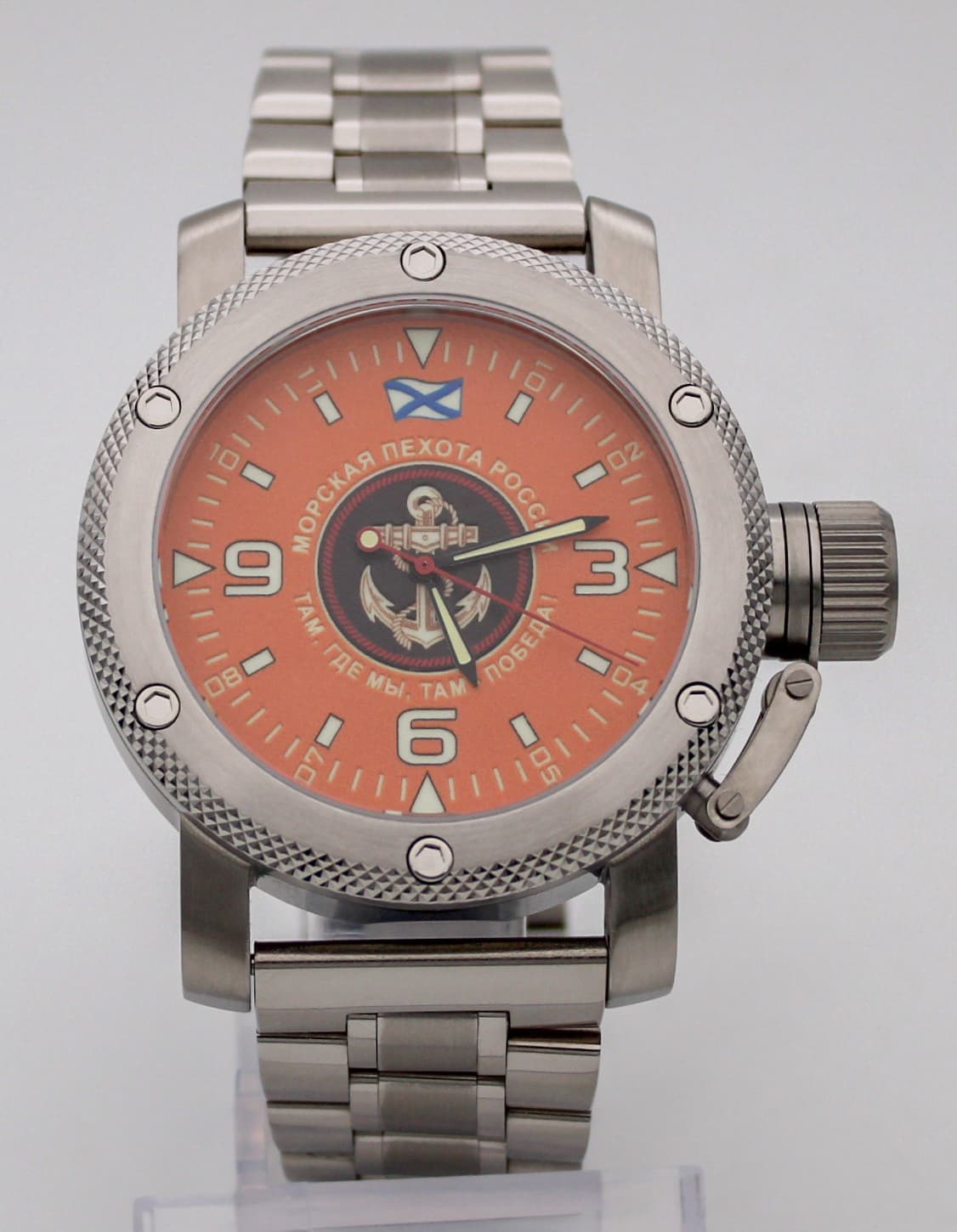 Часы Морская пехота России / там,где мы,там-победа! механизм Восток 2415.01