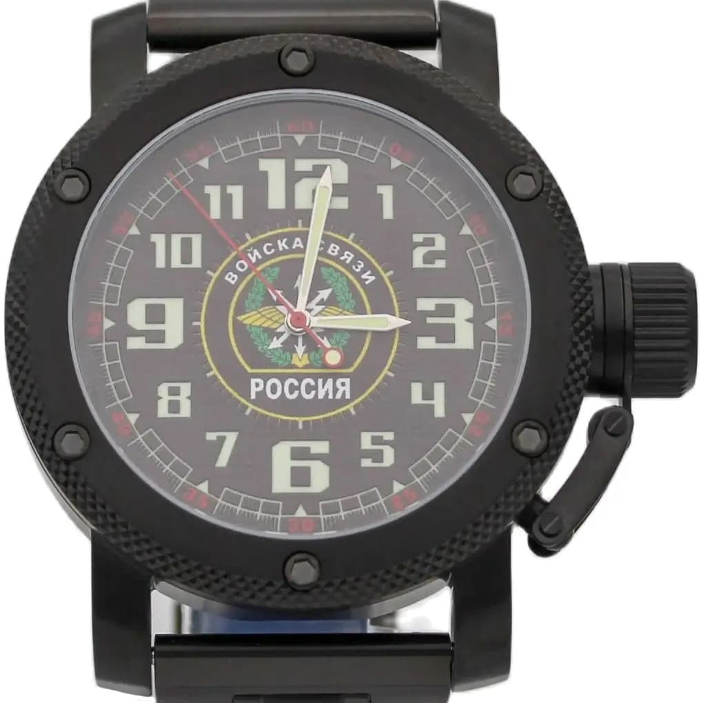 Часы ВОЙСКА СВЯЗИ РОССИИ, механизм Восток 2415.01