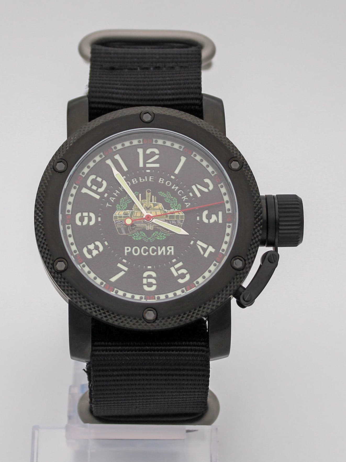 Часы Танковые войска РОССИЯ, механизм Восток 2415.01