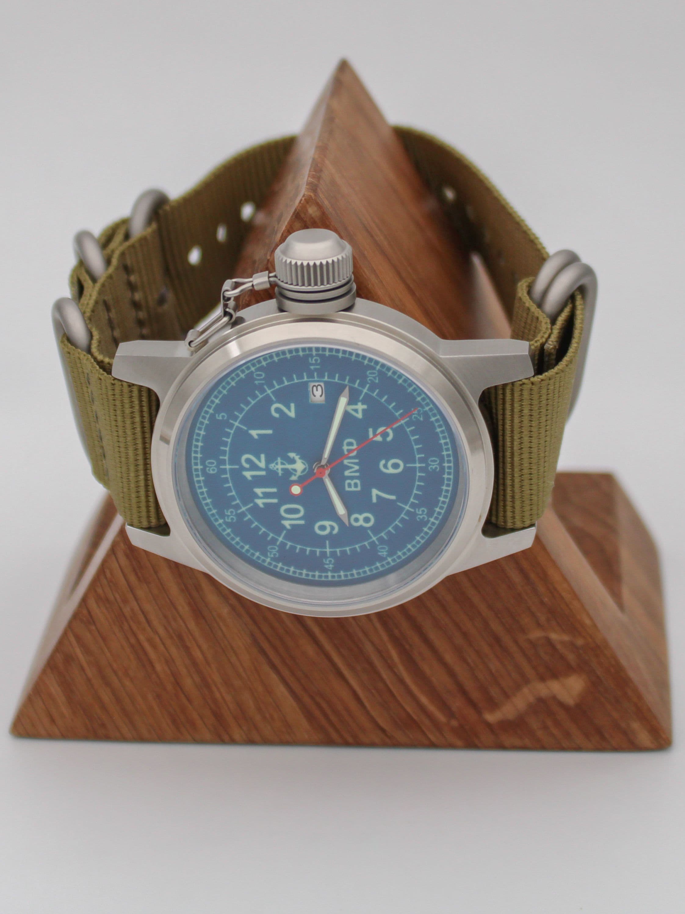 Часы ВМФ механические с автоподзаводом (Seiko NH35A) 45.322.21