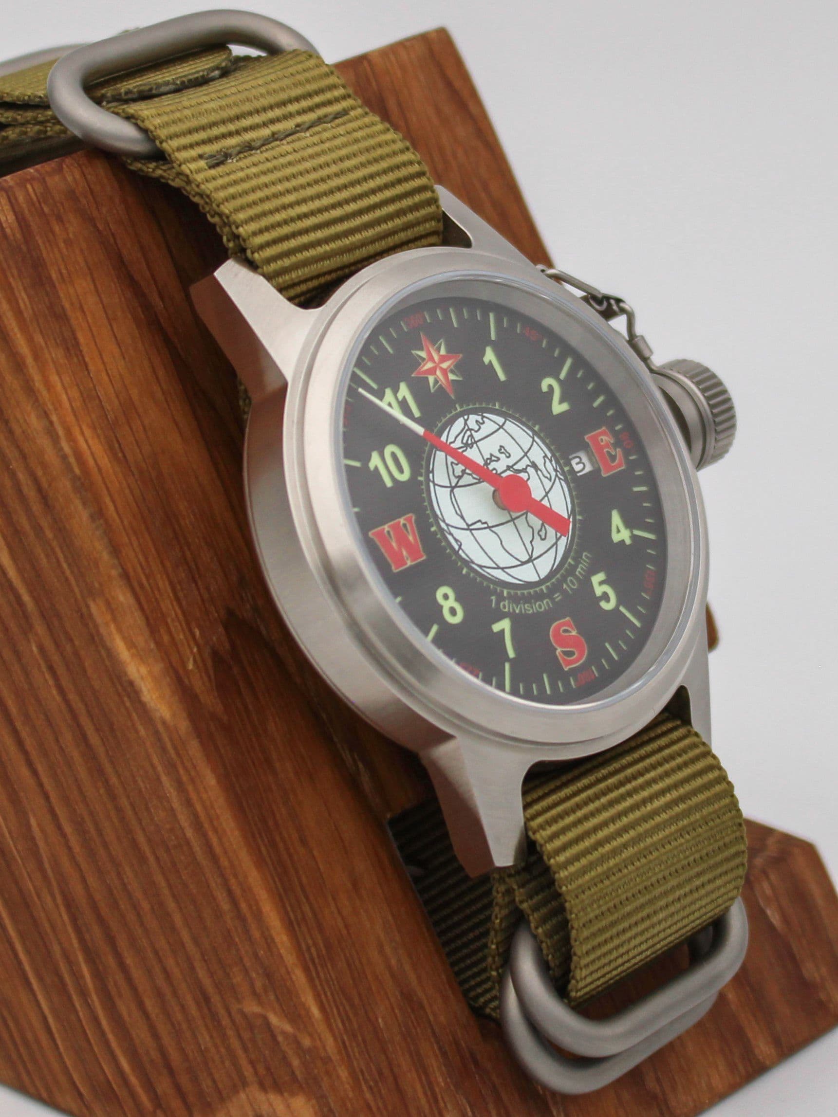 Часы Компас однострелочные механические с автоподзаводом (Seiko NH35A) 45.185.21